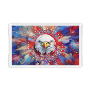The Spirit Of 1776, 2026 America’s Red Eagle Firew Acrylic Tray
