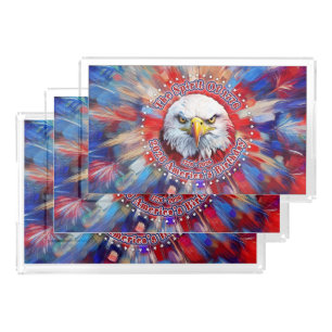 The Spirit Of 1776, 2026 America’s Red Eagle Firew Acrylic Tray