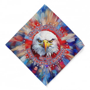 The Spirit Of 1776, 2026 America’s Red Eagle Firew Bandana