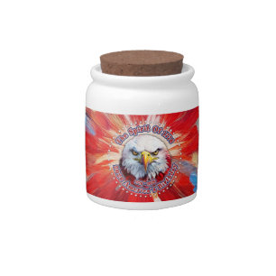 The Spirit Of 1776, 2026 America’s Red Eagle Firew Candy Jar