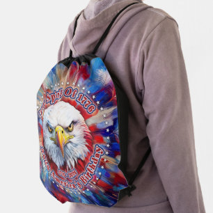The Spirit Of 1776, 2026 America’s Red Eagle Firew Drawstring Bag