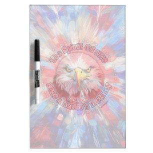 The Spirit Of 1776, 2026 America’s Red Eagle Firew Dry Erase Board