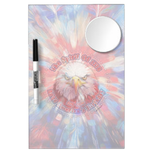 The Spirit Of 1776, 2026 America’s Red Eagle Firew Dry Erase Board With Mirror