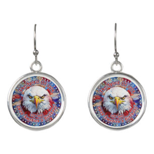 The Spirit Of 1776, 2026 America’s Red Eagle Firew Earrings