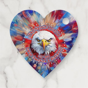 The Spirit Of 1776, 2026 America’s Red Eagle Firew Favor Tags