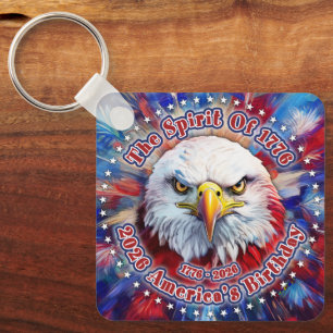 The Spirit Of 1776, 2026 America’s Red Eagle Firew Keychain
