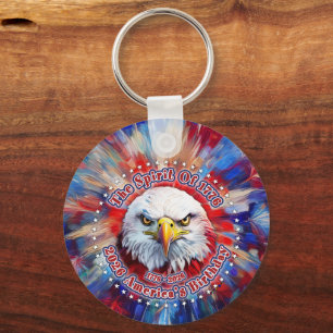 The Spirit Of 1776, 2026 America’s Red Eagle Firew Keychain