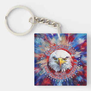 The Spirit Of 1776, 2026 America’s Red Eagle Firew Keychain
