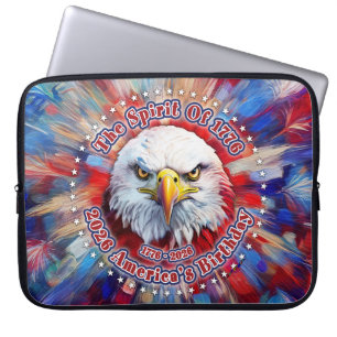 The Spirit Of 1776, 2026 America’s Red Eagle Firew Laptop Sleeve