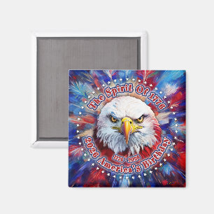 The Spirit Of 1776, 2026 America’s Red Eagle Firew Magnet