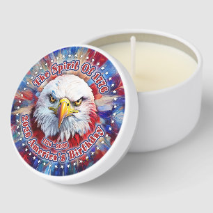 The Spirit Of 1776, 2026 America’s Red Eagle Firew Mini Candle Favors