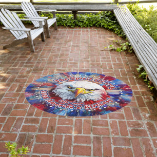 The Spirit Of 1776, 2026 America’s Red Eagle Firew Outdoor Rug