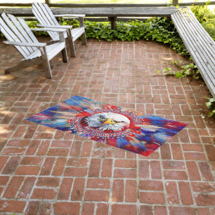 The Spirit Of 1776, 2026 America’s Red Eagle Firew Outdoor Rug