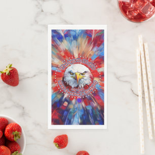 The Spirit Of 1776, 2026 America’s Red Eagle Firew Paper Guest Towels