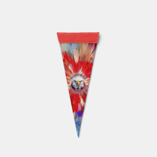 The Spirit Of 1776, 2026 America’s Red Eagle Firew Pennant Flag