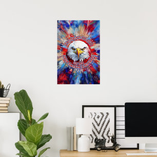 The Spirit Of 1776, 2026 America’s Red Eagle Firew Poster