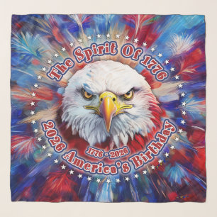 The Spirit Of 1776, 2026 America’s Red Eagle Firew Scarf