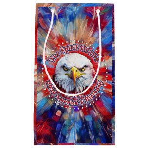 The Spirit Of 1776, 2026 America’s Red Eagle Firew Small Gift Bag