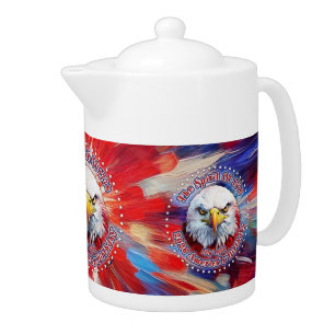 The Spirit Of 1776, 2026 America’s Red Eagle Firew Teapot