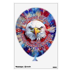 The Spirit Of 1776, 2026 America’s Red Eagle Firew Wall Decal