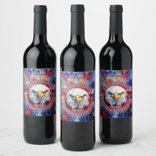 The Spirit Of 1776, 2026 America’s Red Eagle Firew Wine Label
