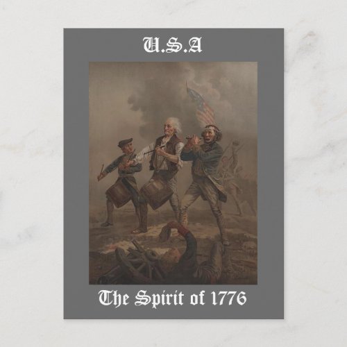 The Spirit of 1776 Postcard