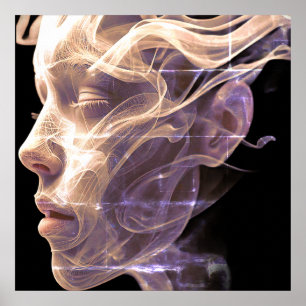 The Spirit of a Woman on a Wall Poster