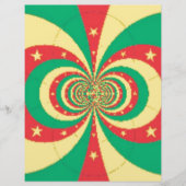 The Spirit of Cameroon: Indomitable Lions Flag Art (Front)