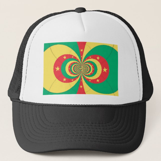 The Spirit of Cameroon: Indomitable Lions Trucker Hat (Front)