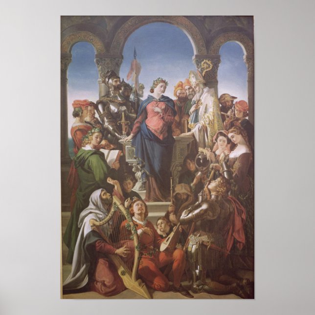 The Spirit of Chivalry, c.1845 Poster (Front)