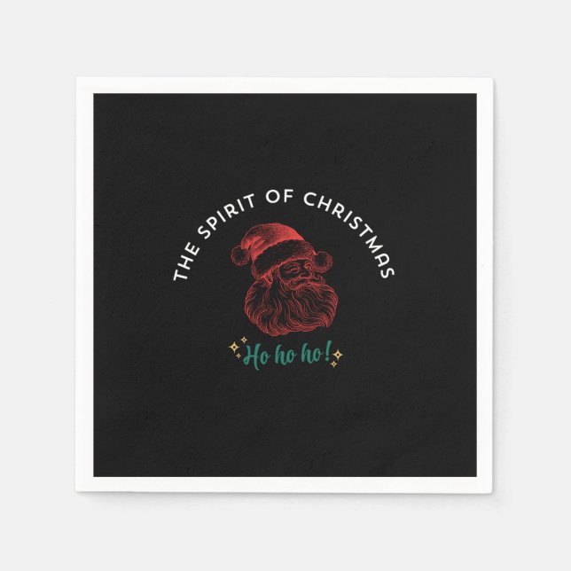 THE SPIRIT OF CHRISTMAS NAPKINS (Front)