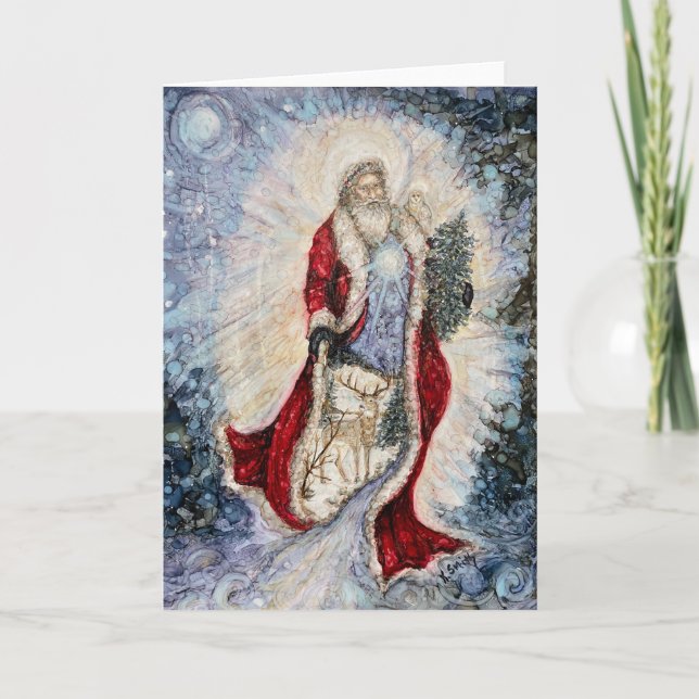 "The Spirit Of Christmas" Thank You Card (Front)