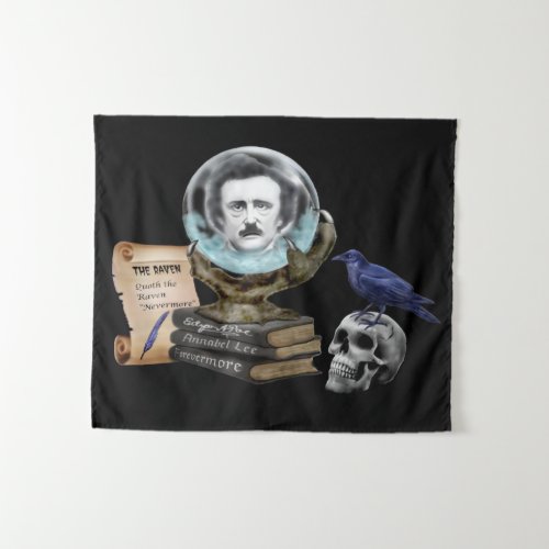 THE SPIRIT OF EDGAR ALLAN POE TAPESTRY