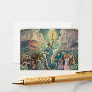The Spirit of Education by Newell Convers Wyeth Enclosure Card