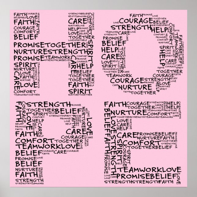 The Spirit of Hope (Black Text) Poster (Front)