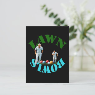 The Spirit of Lawn Bowls: Bowlers and Bowls Postcard