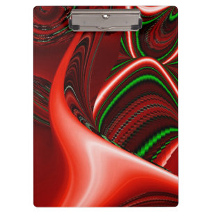 The spirit of Love and Hope Abstract 3D Rainbowart Clipboard