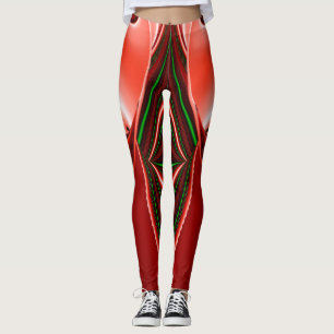 The spirit of Love and Hope Abstract 3D Rainbowart Leggings