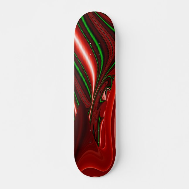 The spirit of Love and Hope Abstract 3D Rainbowart Skateboard (Front)