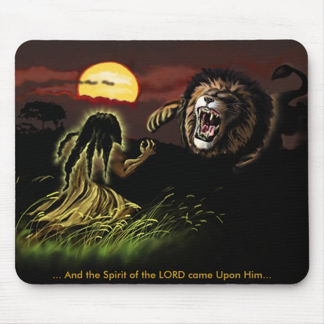 The Spirit of the LORD Upon Him Mouse Pad (Front)