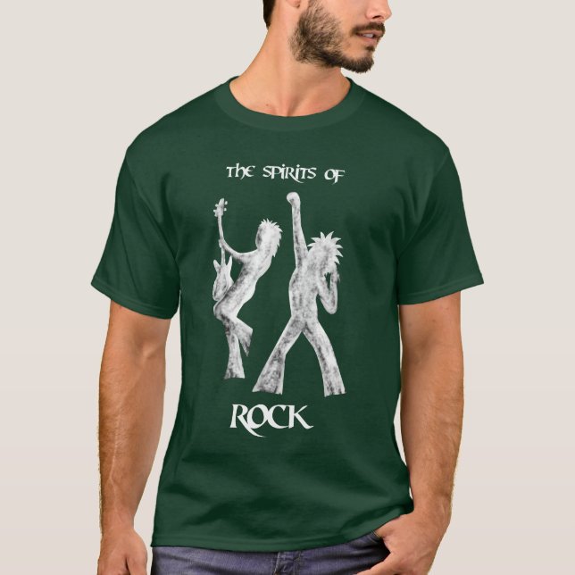 THE SPIRITS OF ROCK HOLLOWEEN ROCK SHIRTGIFTS frie T-Shirt (Front)