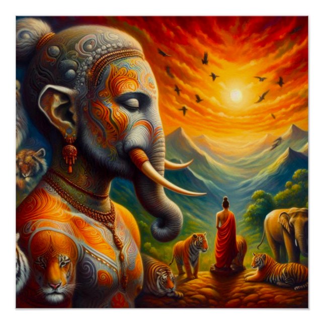 The spiritual art poster (Front)