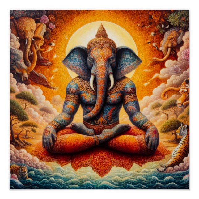 The spiritual art poster (Front)
