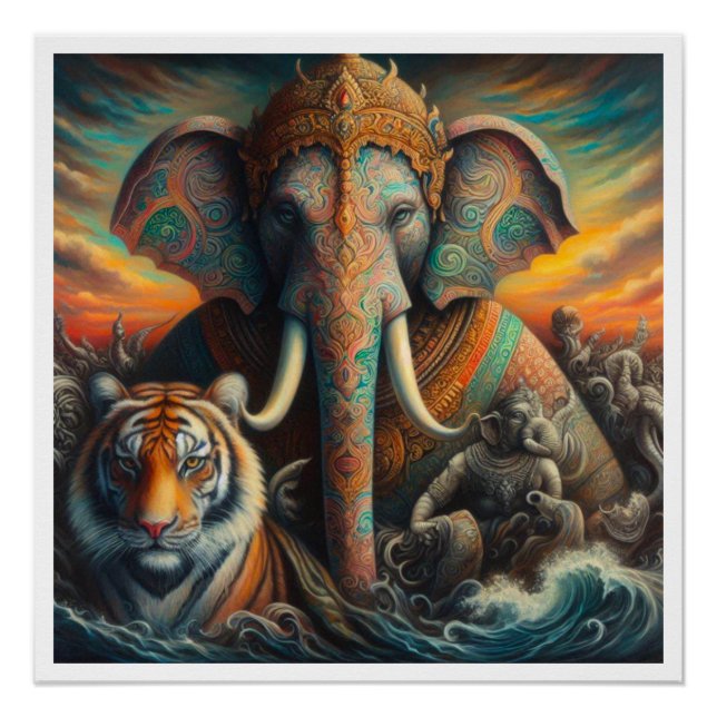 The spiritual art poster (Front)