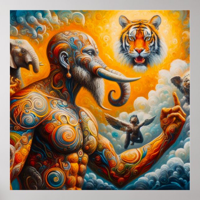 The spiritual art poster (Front)
