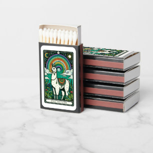 The Spitter Llama Tarot Card Matchboxes