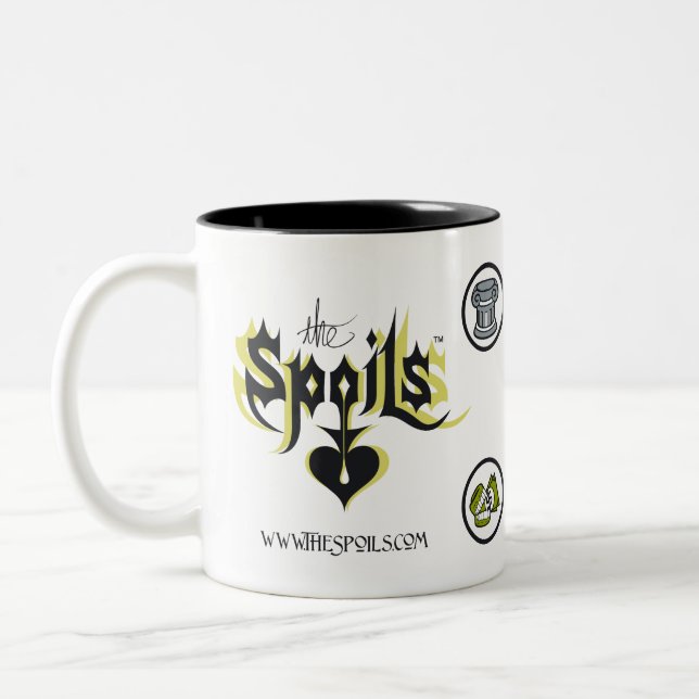 The Spoils Logo Two-Tone Coffee Mug (Left)
