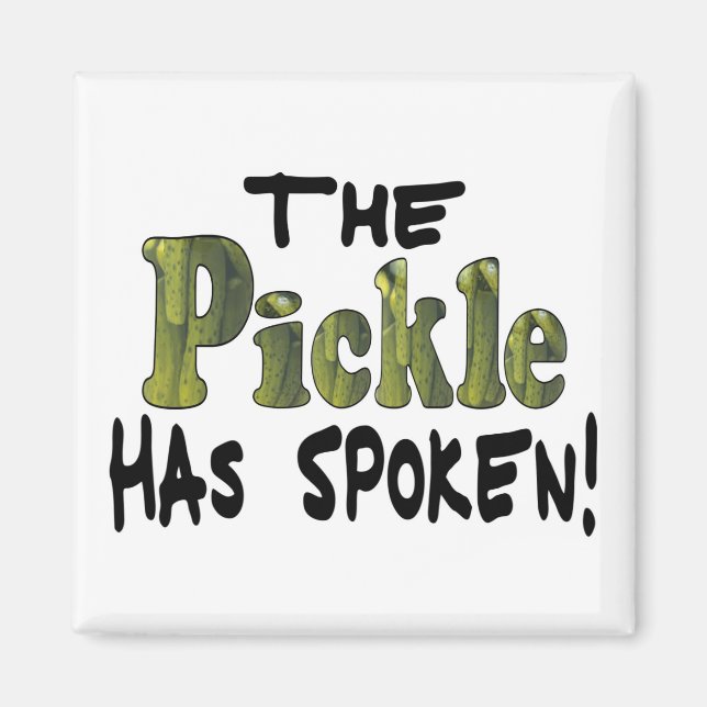 The Spoken Pickle Magnet (Front)