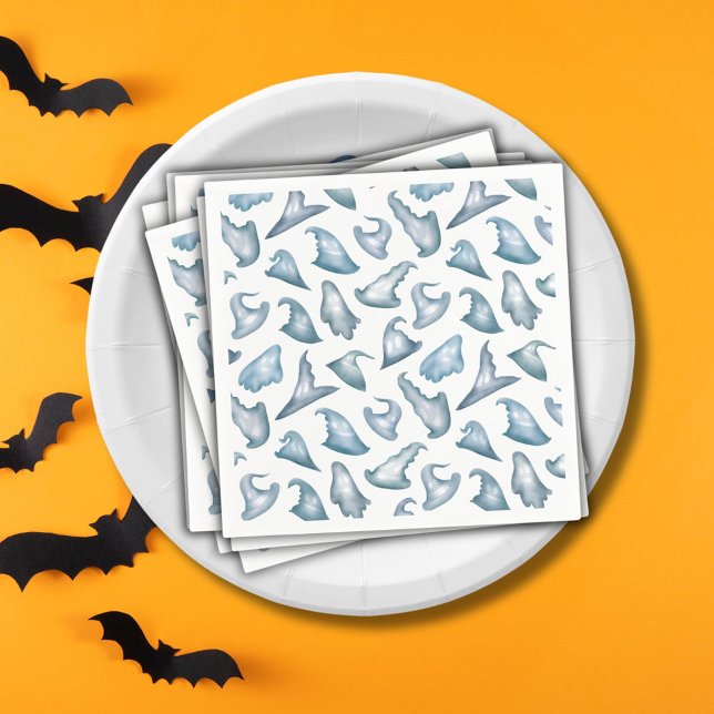 The Spooky Boo Witch Hats Halloween Napkins (Creator Uploaded)
