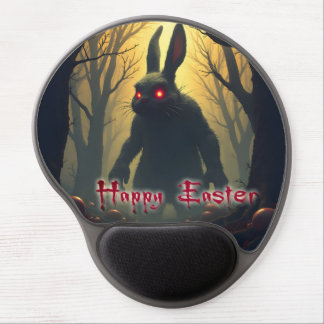 The Spooky Easter Bunny in the Shadowy Forest Gel Mouse Pad